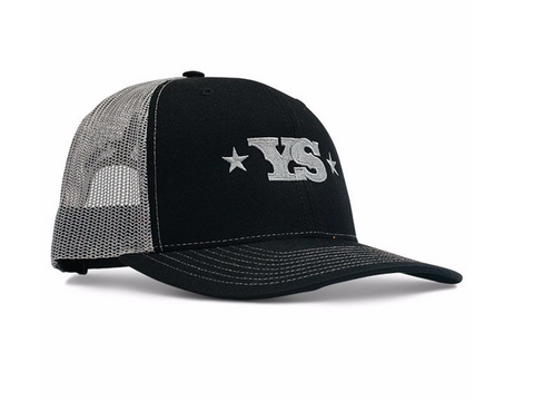 Yoder Smokers Trucker Hat - Black/Charcoal