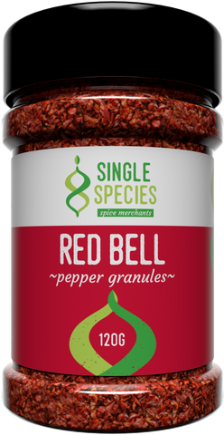 Red Bell Pepper Granules by Single Species