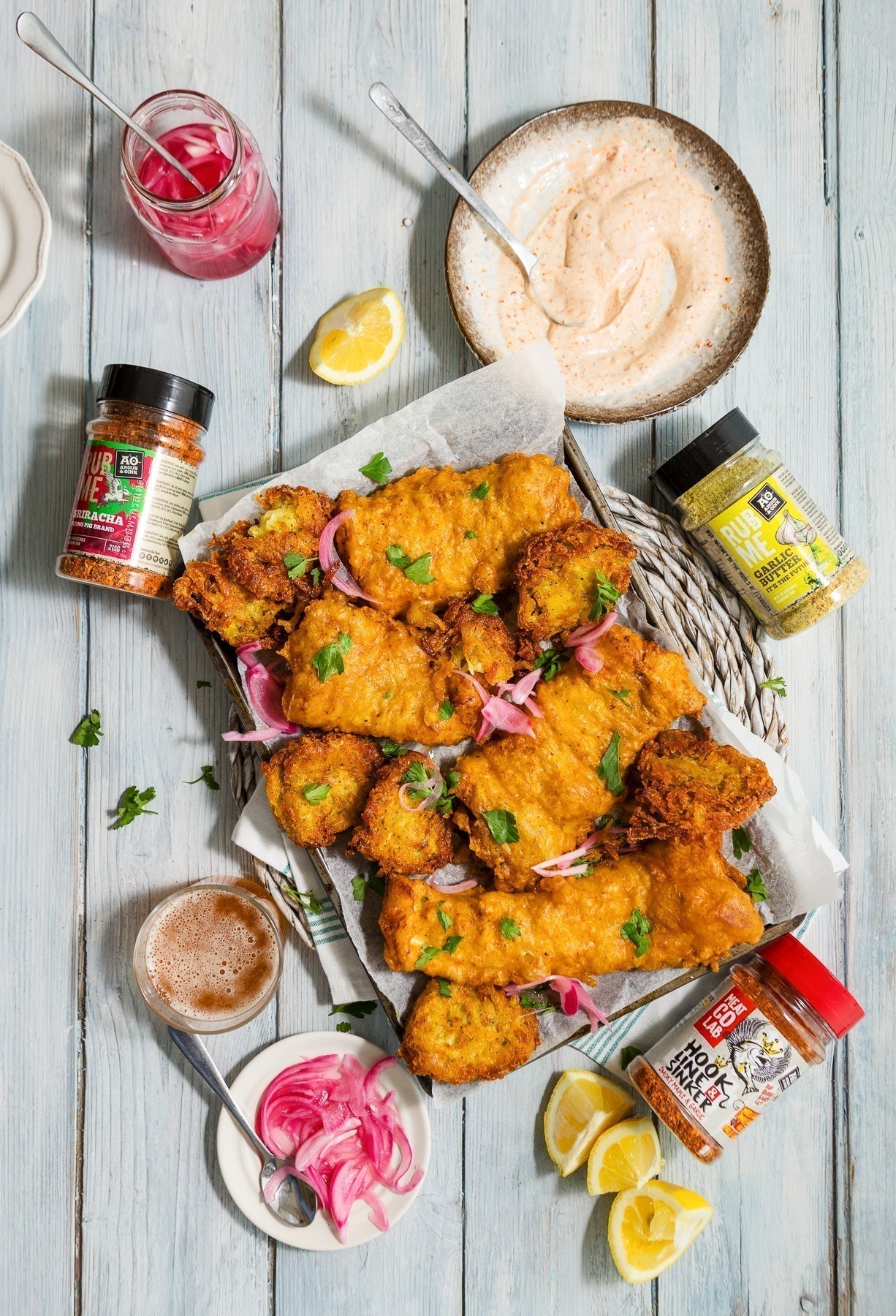 Homemade Fish Fillets and Hashbrowns | Angus & Oink