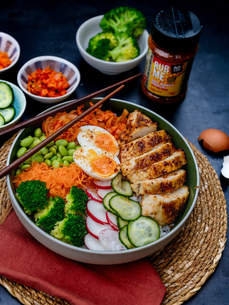 Hot Honey Poke Bowl