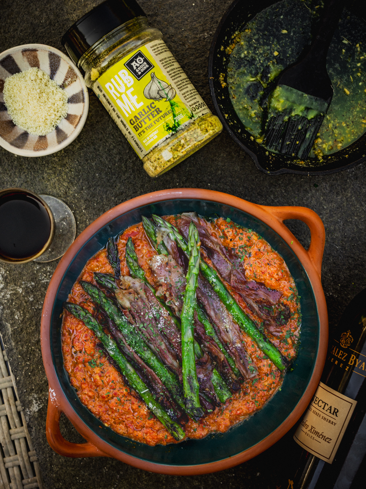 Serrano Ham and Asparagus Skewers