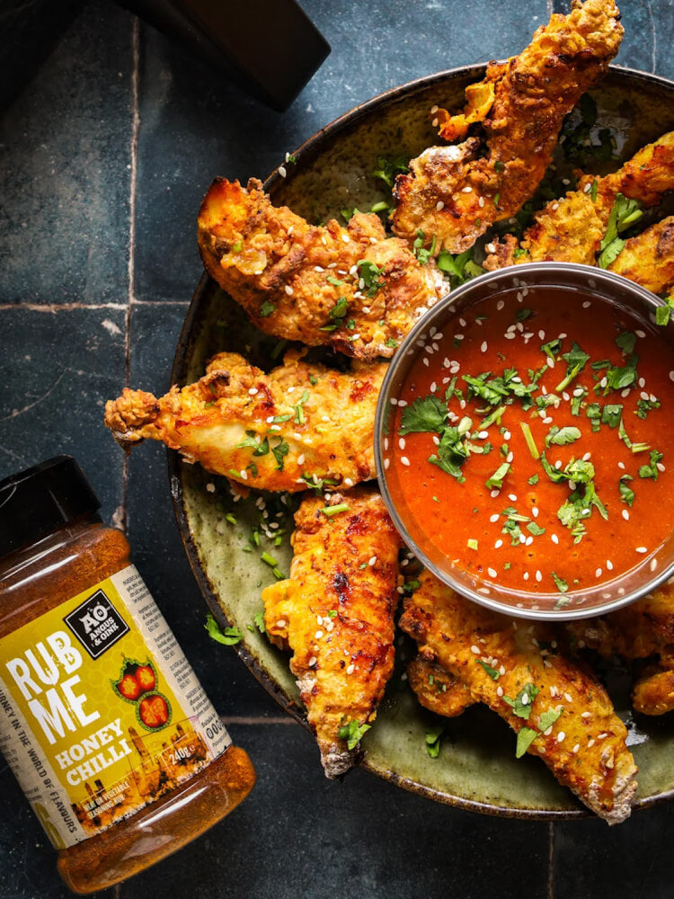 A&O Air Fryer Crispy Honey Chilli Chicken Tenders