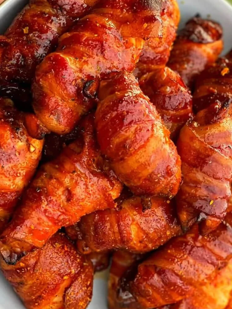 Bacon Wrapped Chicken Thighs