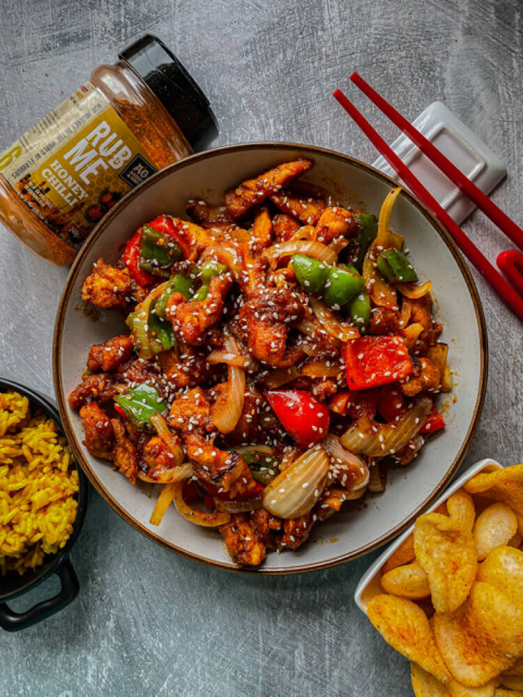 Crispy Shredded Honey Chilli Chicken