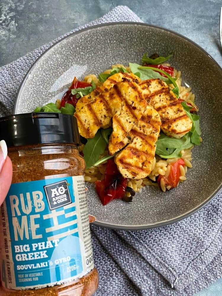 Greek Halloumi & Orzo