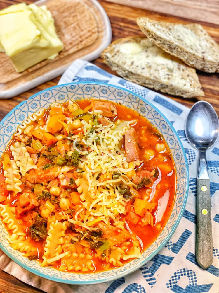 Minestrone Transition Soup