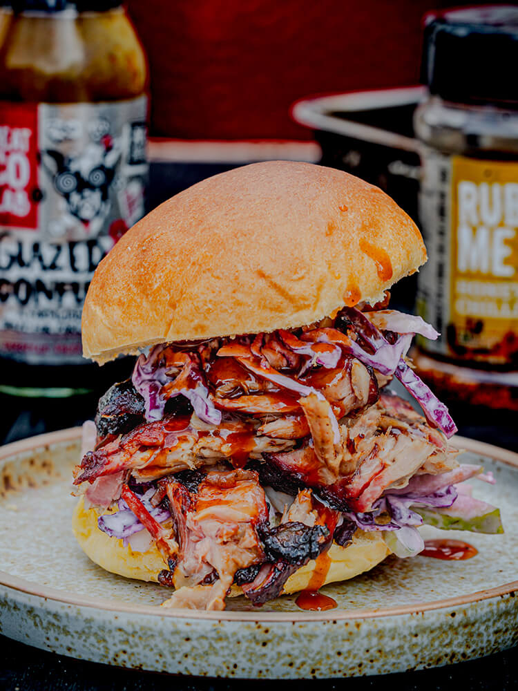 Honey Chilli Pulled Pork Shoulder