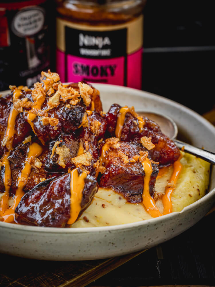 Smoky Pork Belly Candy Cubes