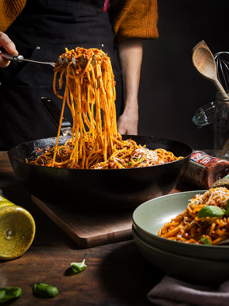 Spaghetti Bolognese, Two Ways
