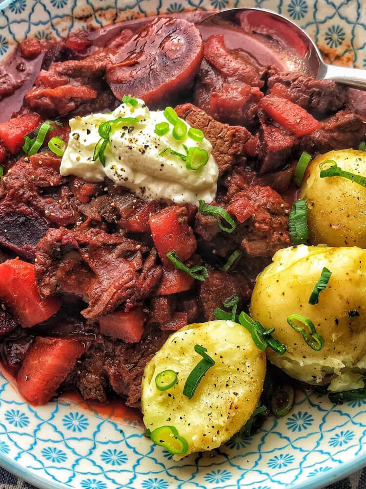 The General's Beef & Beetroot Stew