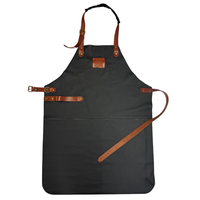 A&O Branded Leather Dallas Apron
