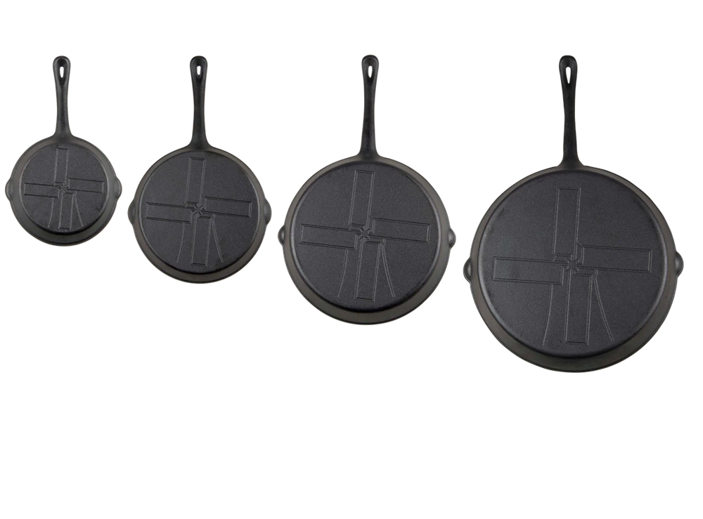 The Windmill Cast Iron Skillet with Single Handle