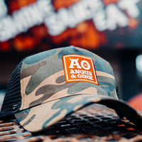 A&O Camo Snapback Trucker Cap