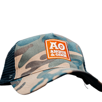 A&O Camo Snapback Trucker Cap