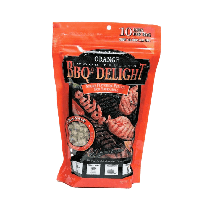 BBQr’s Delight Wood Pellets – Orange 450g