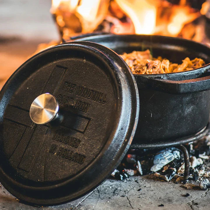 The Windmill Cast Iron BBQ Pans