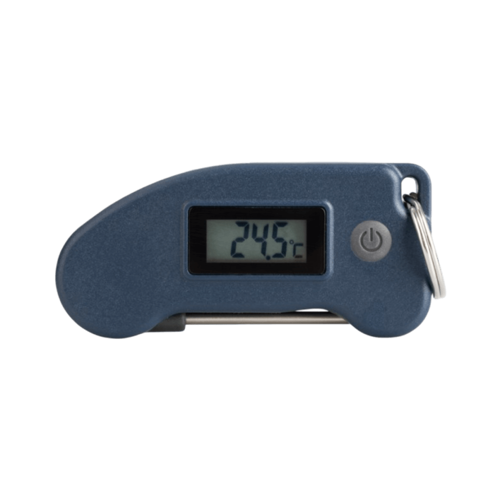 Blue Thermometer Keyring Folded Away