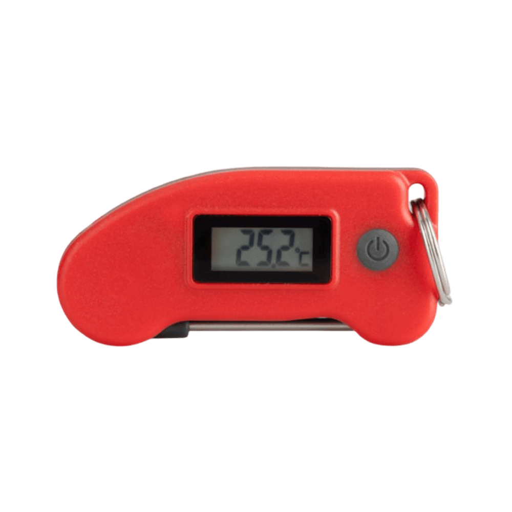 Red Thermometer Keyring