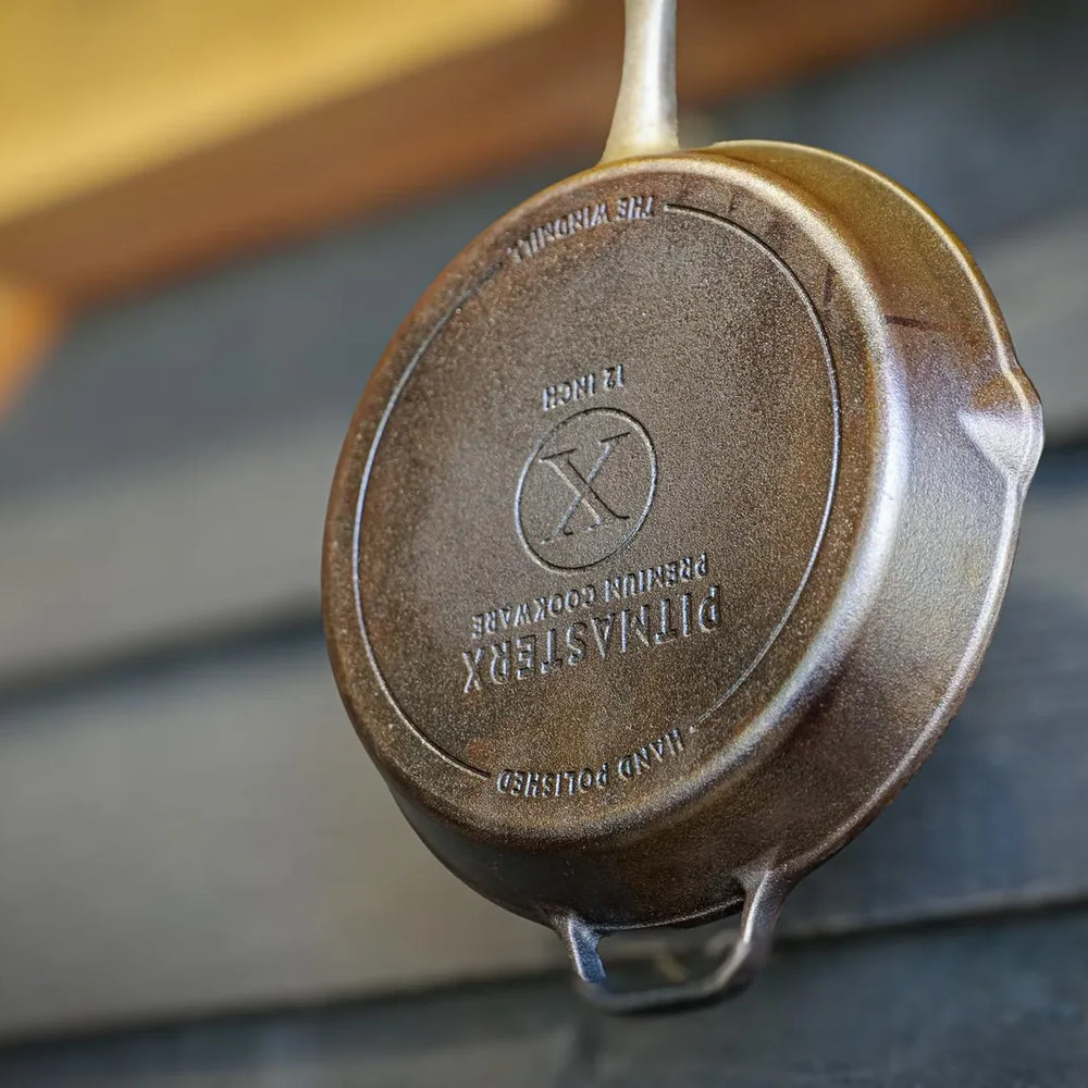 Pitmaster X 12'' Mirror Polished Skillet with Single Handle