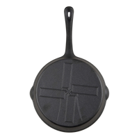 The Windmill Cast Iron Skillet with Single Handle