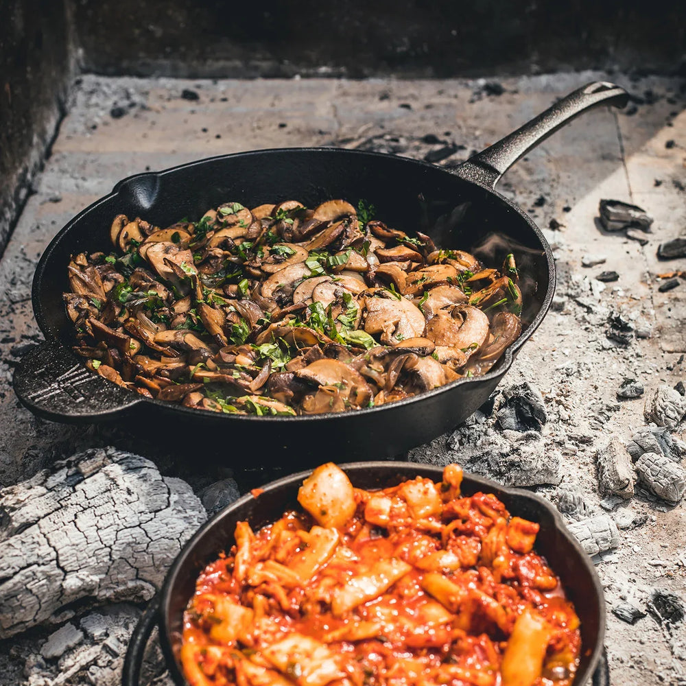 The Windmill Cast Iron Skillet with Single Handle