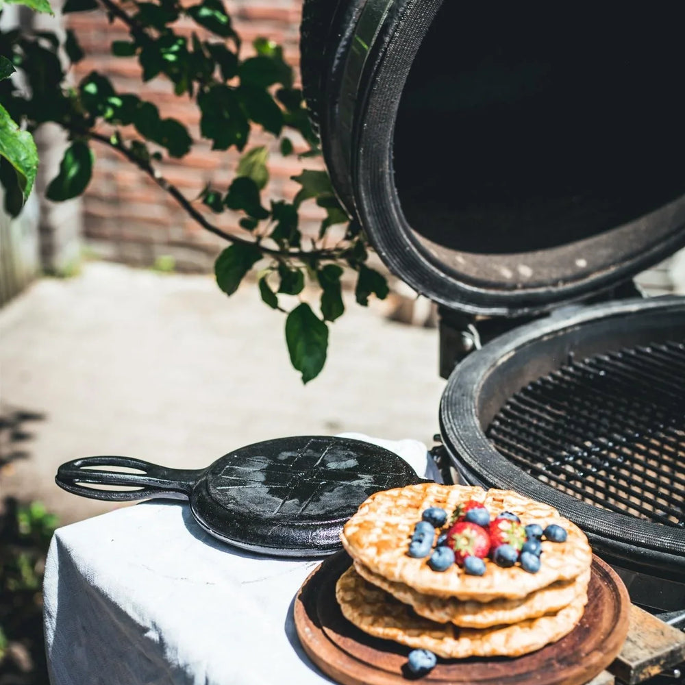 The Windmill Cast Iron Waffle Iron