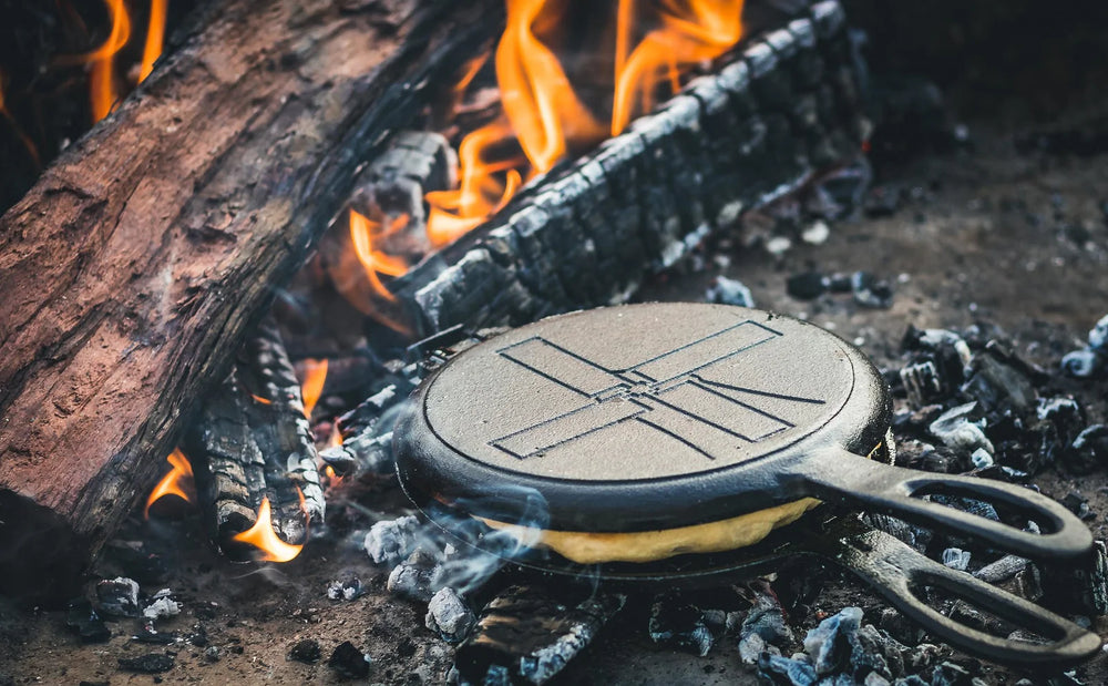 The Windmill Cast Iron Waffle Iron