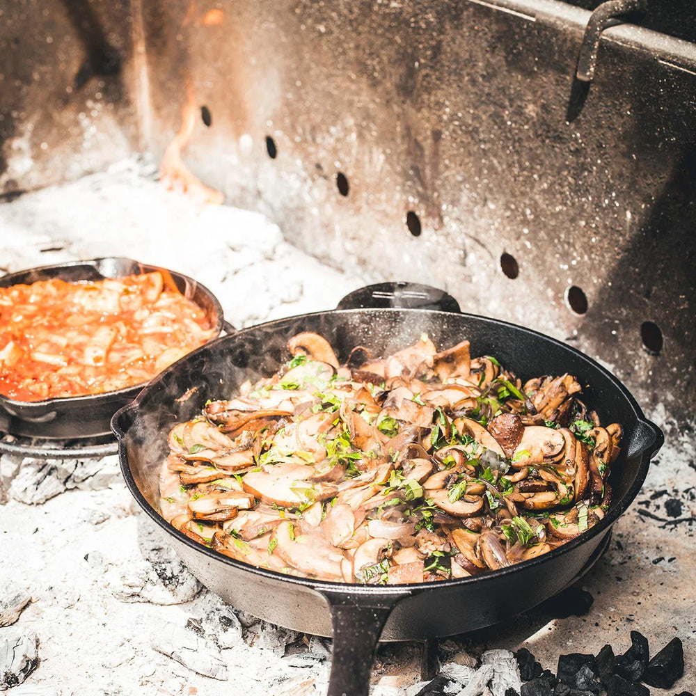 The Windmill Cast Iron Skillet with Single Handle