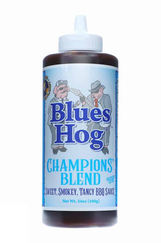 Blues Hog Champions Blend BBQ Sauce - NEW Squeezy Bottle 24oz