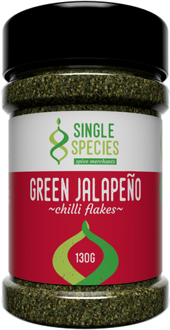 Green Jalapeño Chilli Flakes by Single Species