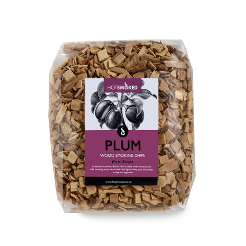 Plum Wood Chips by Hot Smoked